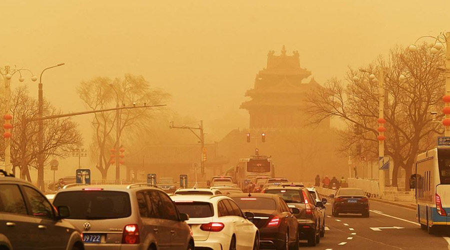 北方今年首場沙塵來襲！沙塵暴下衣服干衣機(jī)的干衣優(yōu)勢