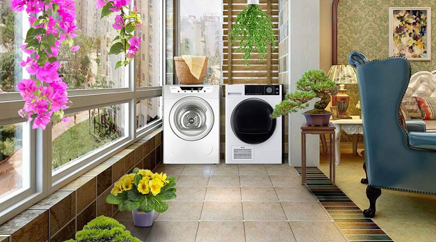 家居陽臺晾曬衣物不干怎么辦，衣物烘干機來解決！