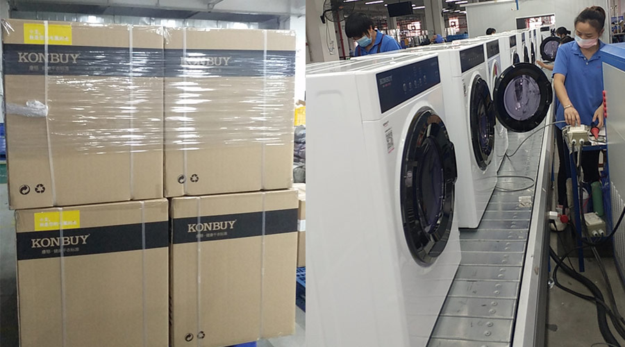 衣物烘干機電商訂單增多！金環(huán)電器加急生產不延誤發(fā)貨