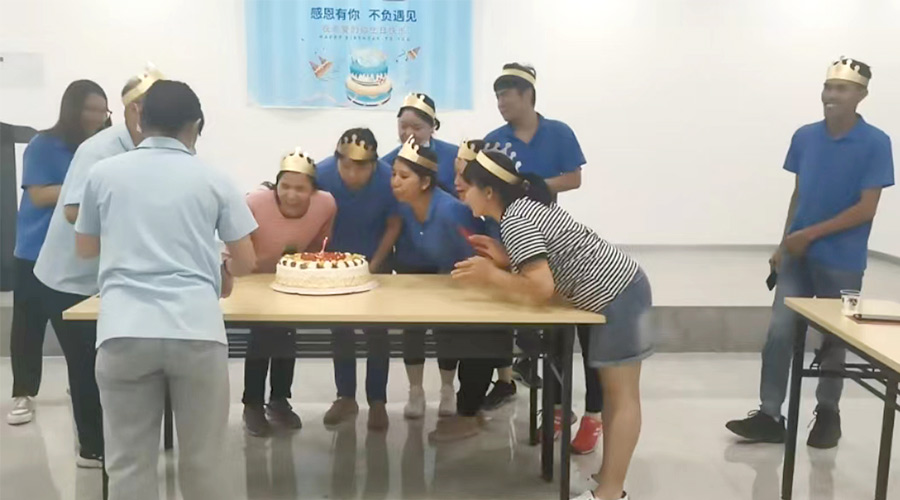 金環(huán)電器6月份員工生日會  美好如約而至！