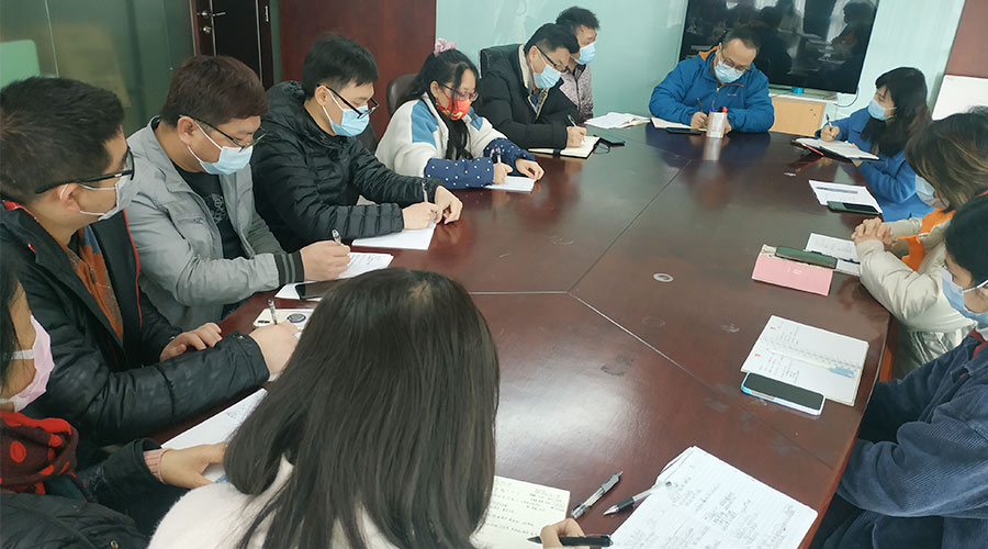 開工大吉！金環(huán)電器組織銷售部門召開動員大會