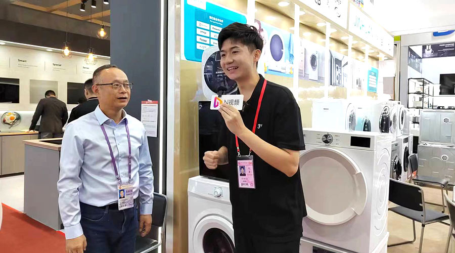 廣交會熱點！央視、新華網(wǎng)等媒體聚焦金環(huán)電器滾筒干衣機